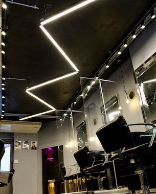New Soho salon interior