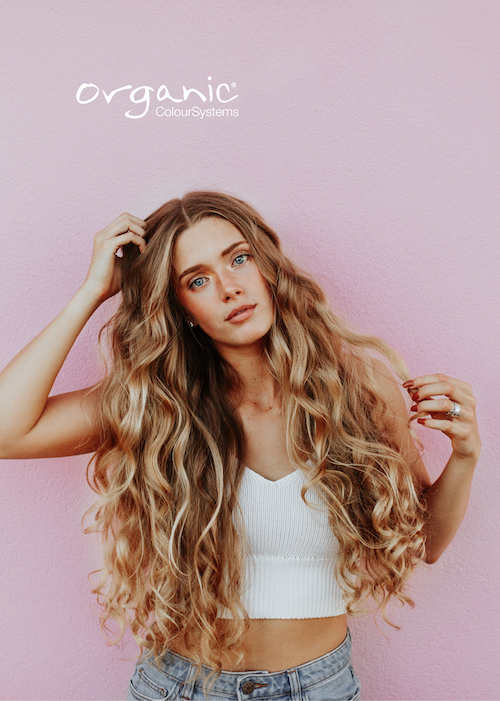 model with organic perm