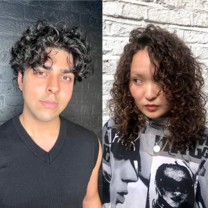 Men's and Women's perm results